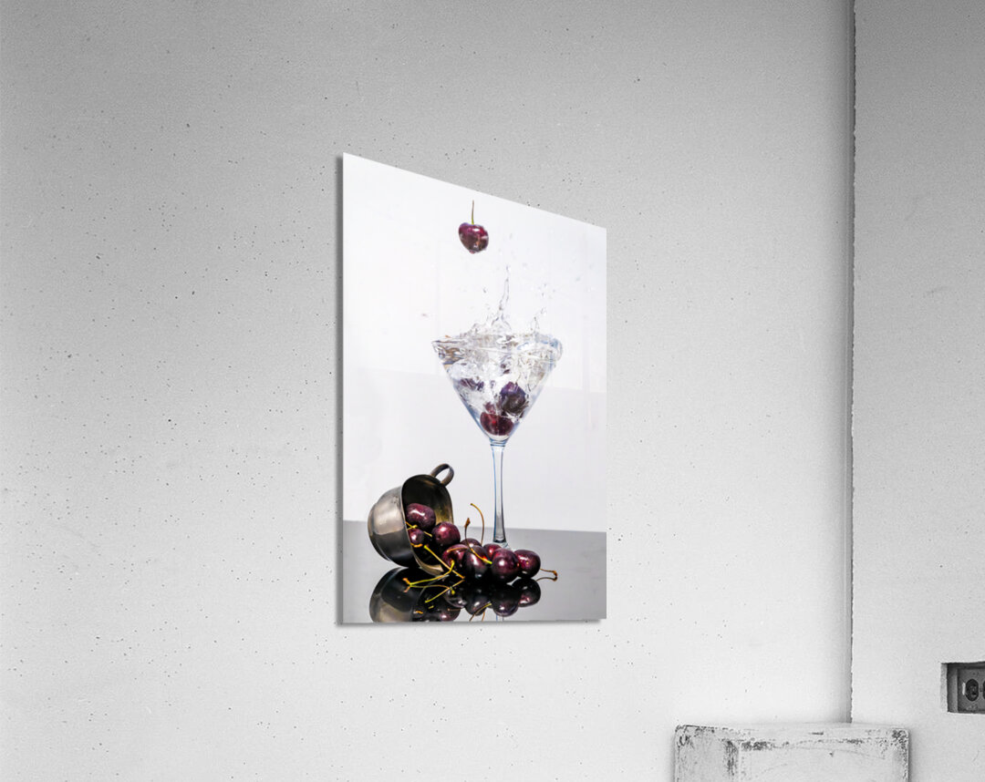 Cherries in a Vodka Martini Acrylic Print