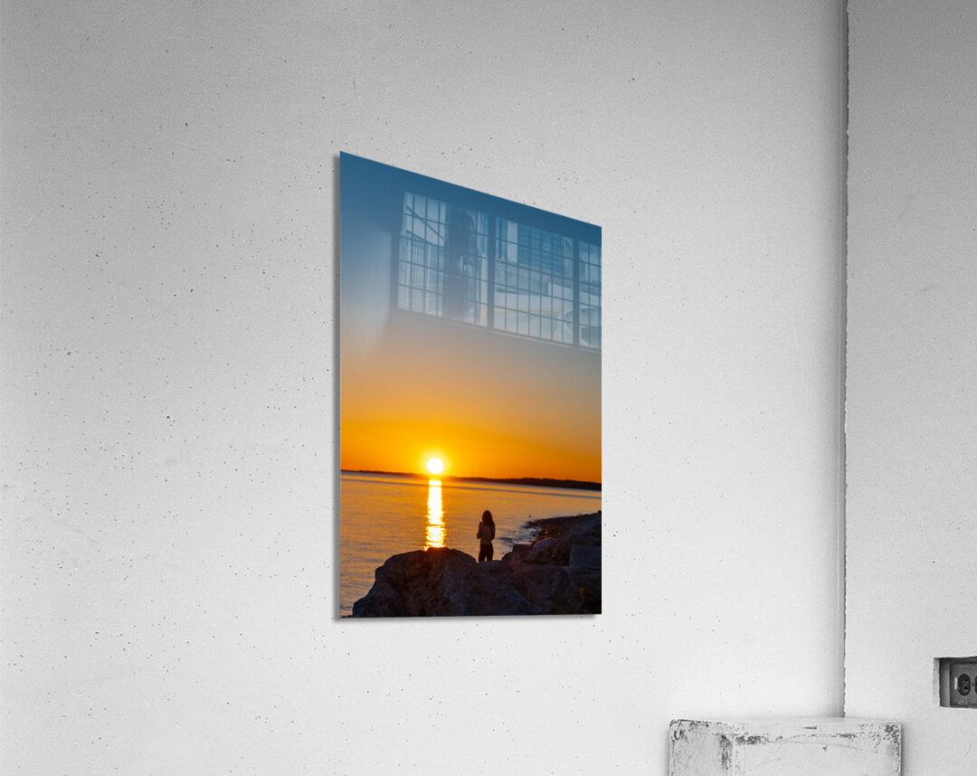 Sunset and Solitude Acrylic Print