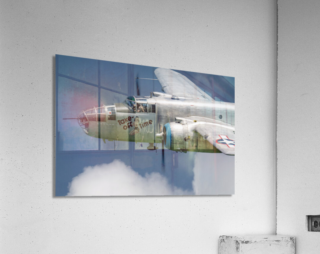 North American Aviation B-25 Mitchell - Take Off Time Acrylic Print