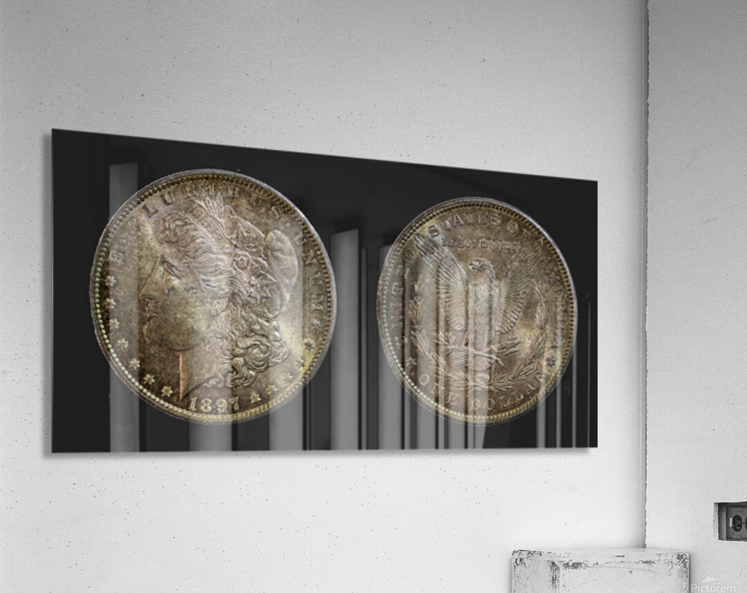 1897 United States Morgan Silver Dollar Acrylic Print