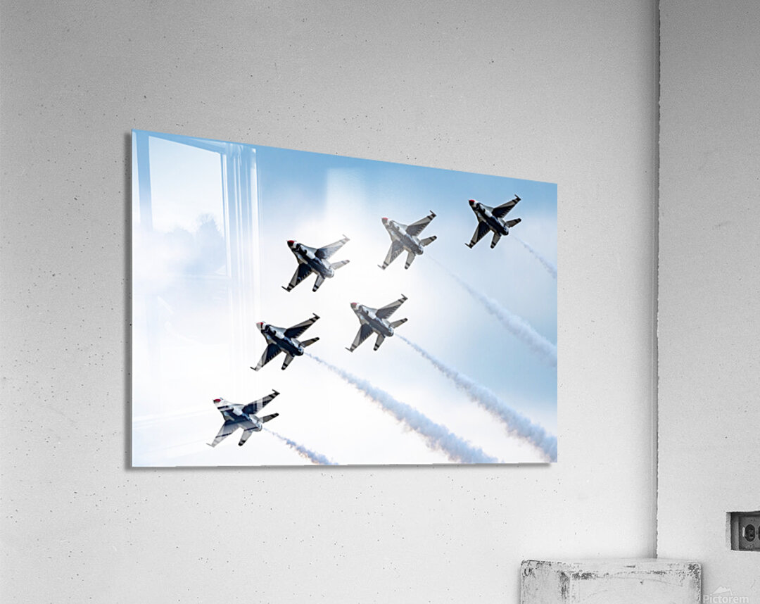 USAF Thunderbirds   Delta Formation Acrylic Print