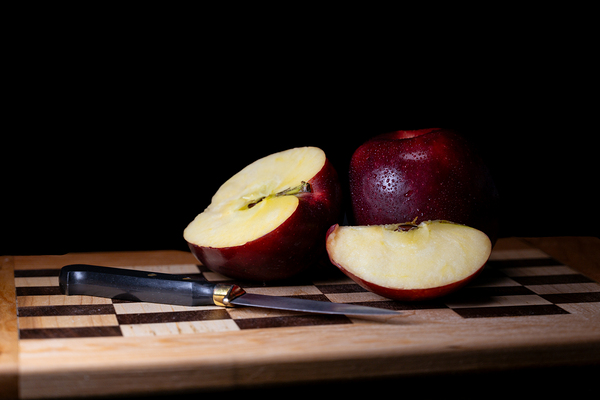 Apples on a Cutting Board Print