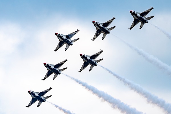 USAF Thunderbirds   Delta Formation Print