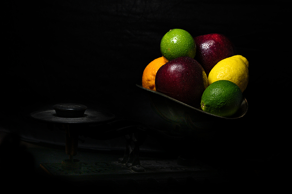 Fruit on a Scale Print