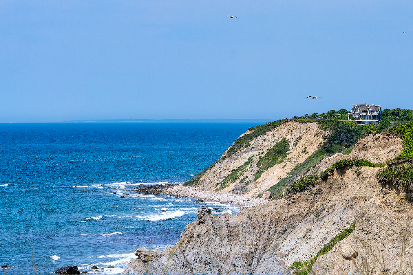 House on a Cliff Print