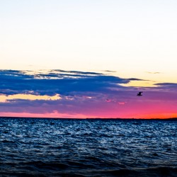 Sunset on Mackinac Island