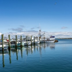 At the dock on Block Island