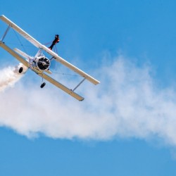 Grumman C-164 Ag Cat  and a Daring WingWalker. 
