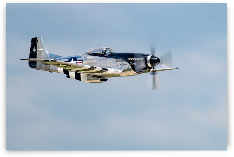 North American Aviation P-51D Mustang - Quick Silver by Pisarek Photography
