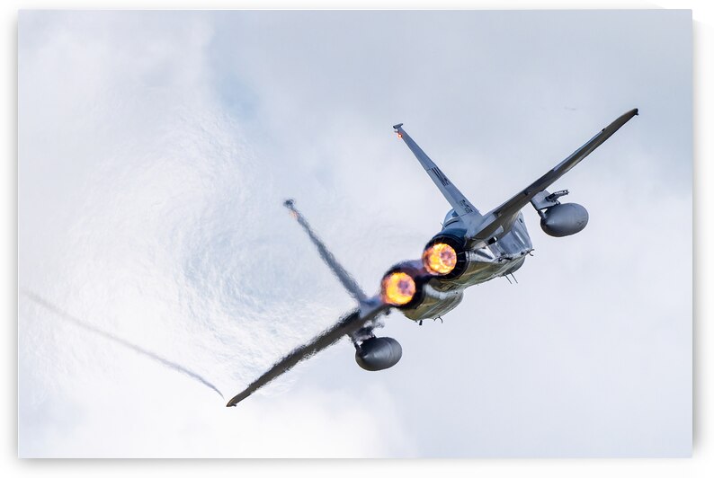 USAF F-15 Eagle Afterburner by Pisarek Photography