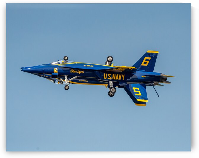 US Navy Blue Angels - Farvel Formation by Pisarek Photography