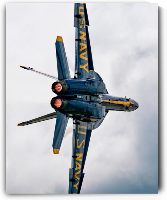 US Navy F-18 Super Hornet - Blue Angels by Pisarek Photography