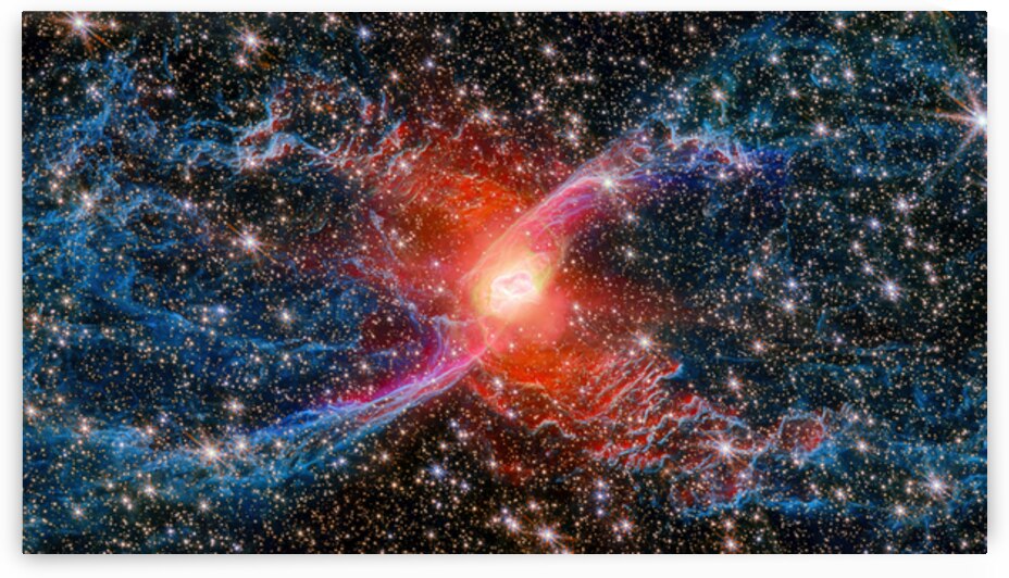 Red Spider Nebula – Infrared Revelations of a Dying Stars Final Symphony by Pisarek Photography