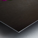 Flowers on an Antique Table Metal print