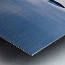 US Navy F-18 Super Hornet of the Blue Angels races across the sky Metal print