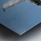 US Navy F18 Super Hornet Races through the Sky Metal print