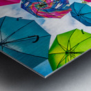 Umbrellas Metal print