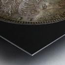 1897 United States Morgan Silver Dollar Metal print