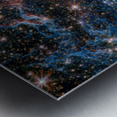 Red Spider Nebula – Infrared Revelations of a Dying Stars Final Symphony Metal print