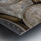 Silver Dollars Metal print