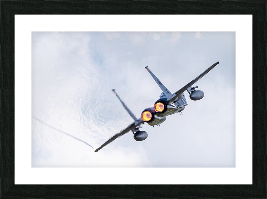 USAF F-15 Eagle Afterburner Picture Frame print