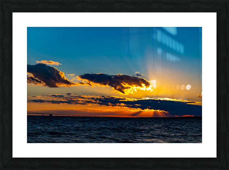 Sunset on Mackinac Island Picture Frame print