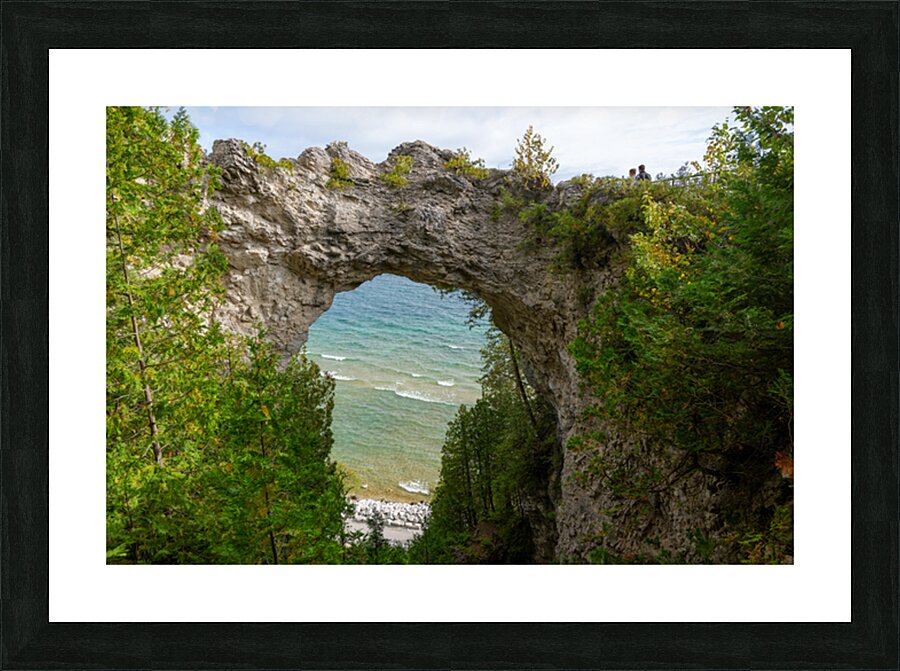 Arch Rock Picture Frame print