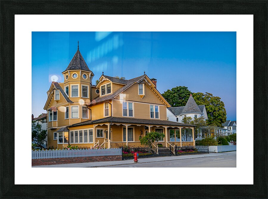 A Beautiful Home on Mackinac Island Picture Frame print