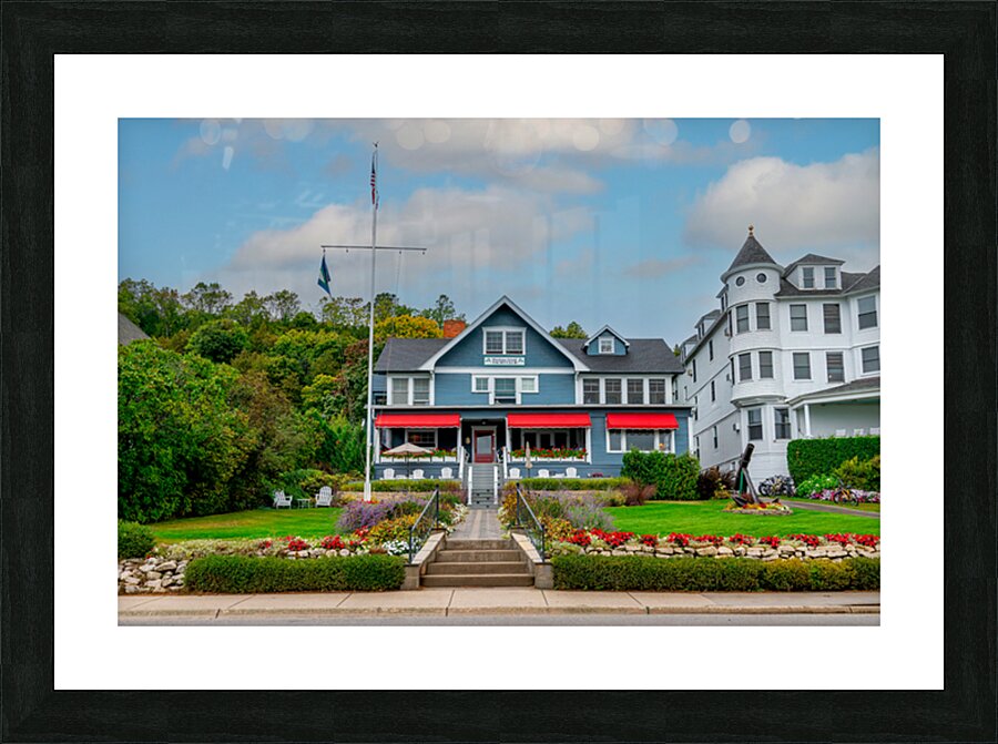The Mackinac Island Yacht Club Picture Frame print