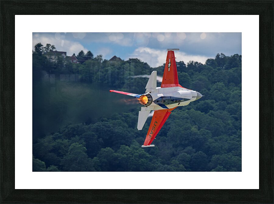F-16 in a High Performance Turn Picture Frame print