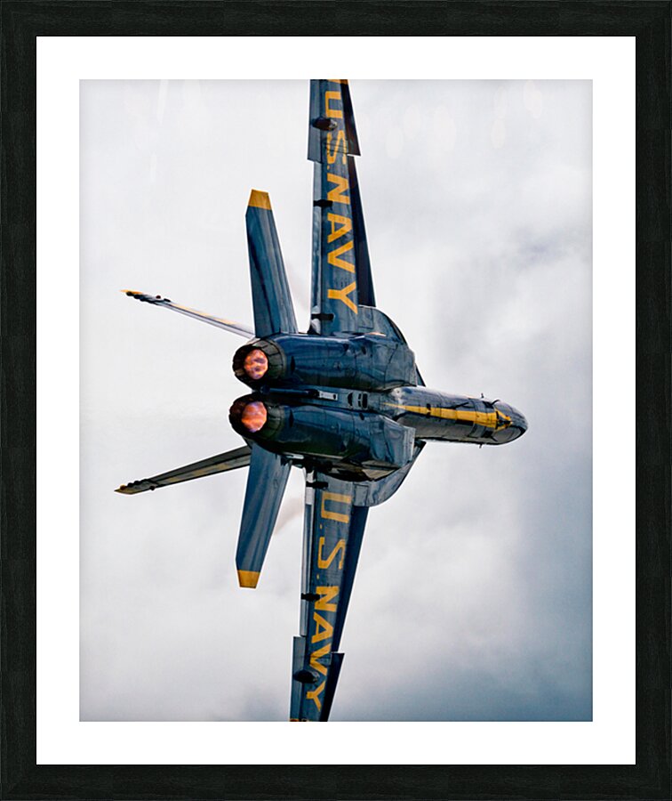 US Navy F-18 Super Hornet - Blue Angels Picture Frame print
