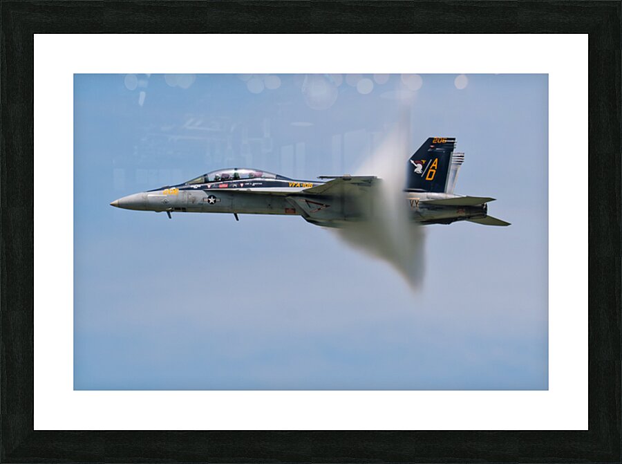 US Navy F18 Super Hornet of VFA-106 The Gladiators Picture Frame print