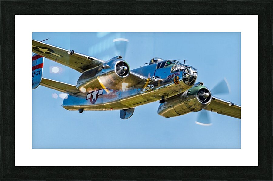 North American Aviation B-25 Mitchell - Panchito Picture Frame print