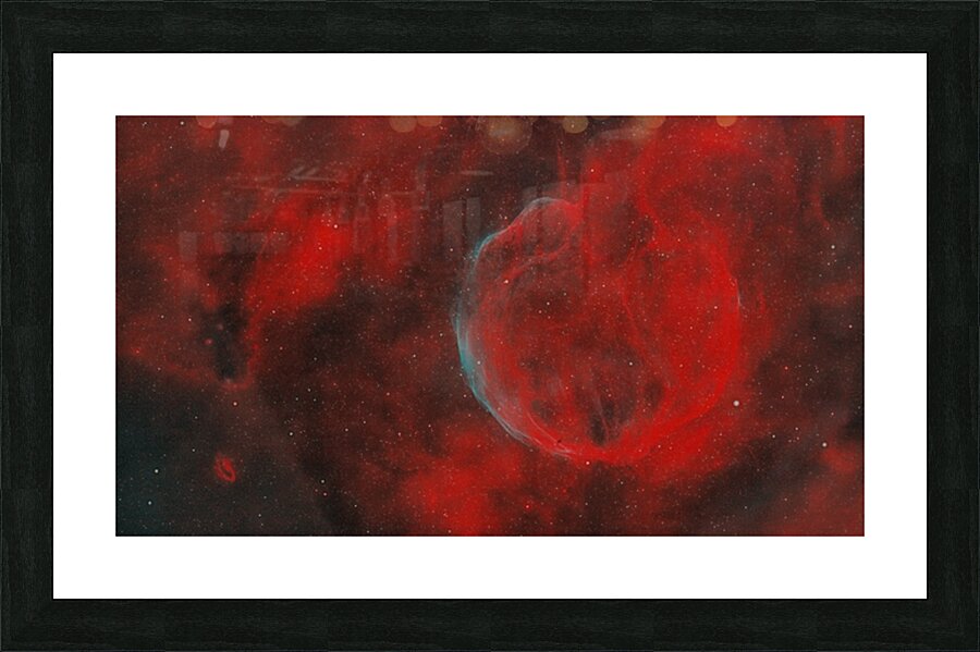 The Garlic Nebula CTB-1 Picture Frame print