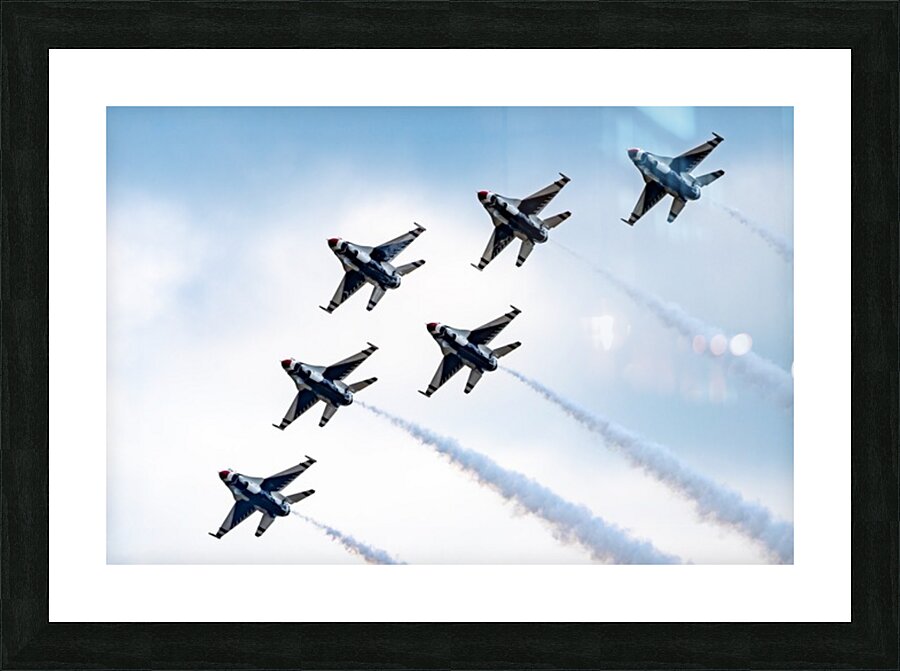 USAF Thunderbirds   Delta Formation Picture Frame print