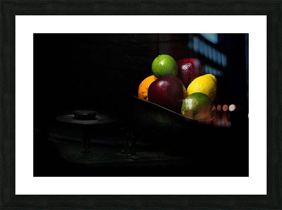 Fruit on a Scale Picture Frame print
