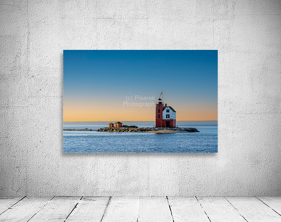 The Lighthouse near Mackinac Island Wall Preview