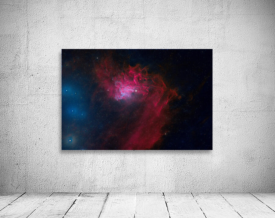 IC 405: The Flaming Star Nebula Wall Preview