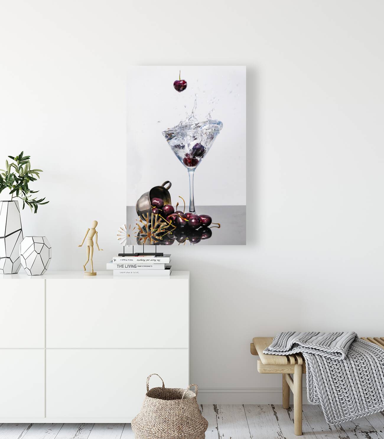 Cherries in a Vodka Martini Reproduction