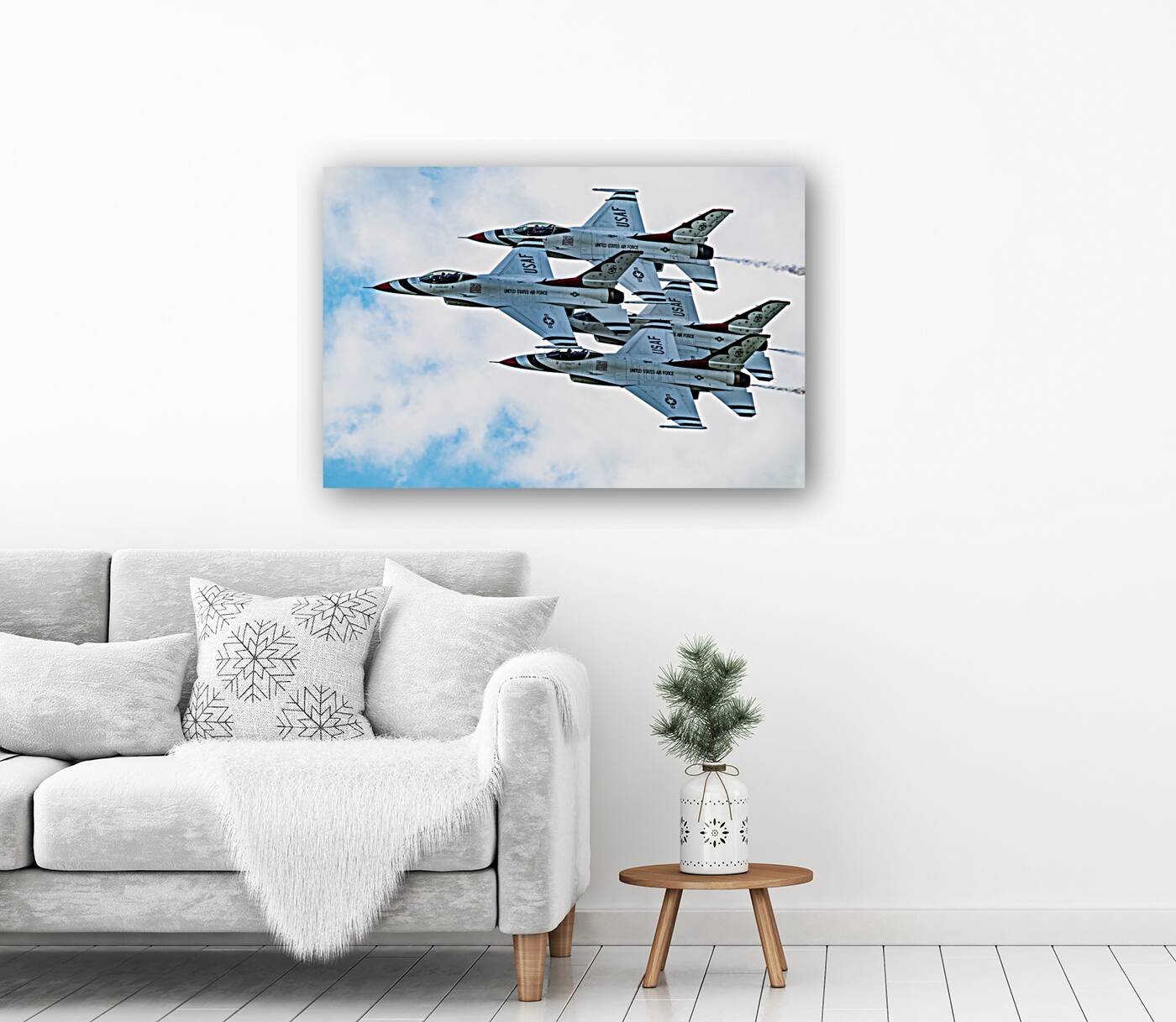 USAF Thunderbirds - Diamond Formation Reproduction