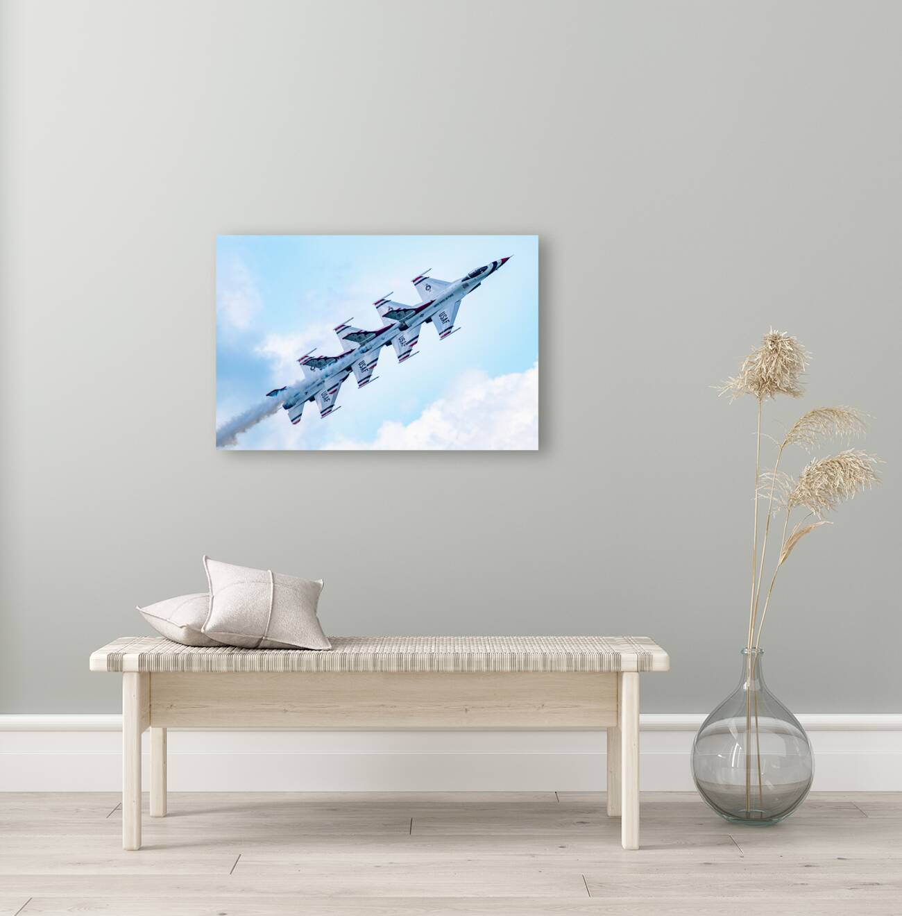 USAF Thunderbirds - Echelon in Review Reproduction