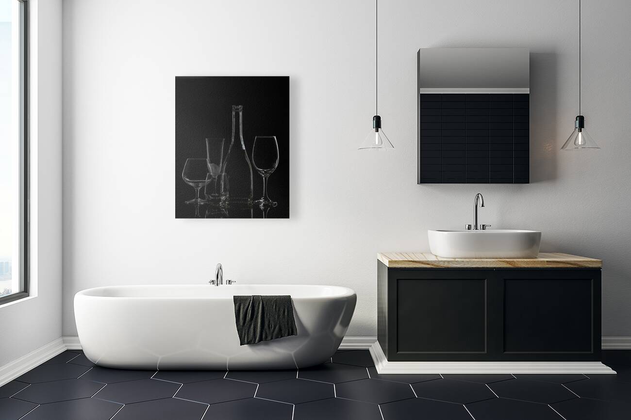 Wine and Glasses Reproduction