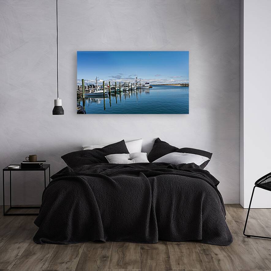 At the dock on Block Island Reproduction