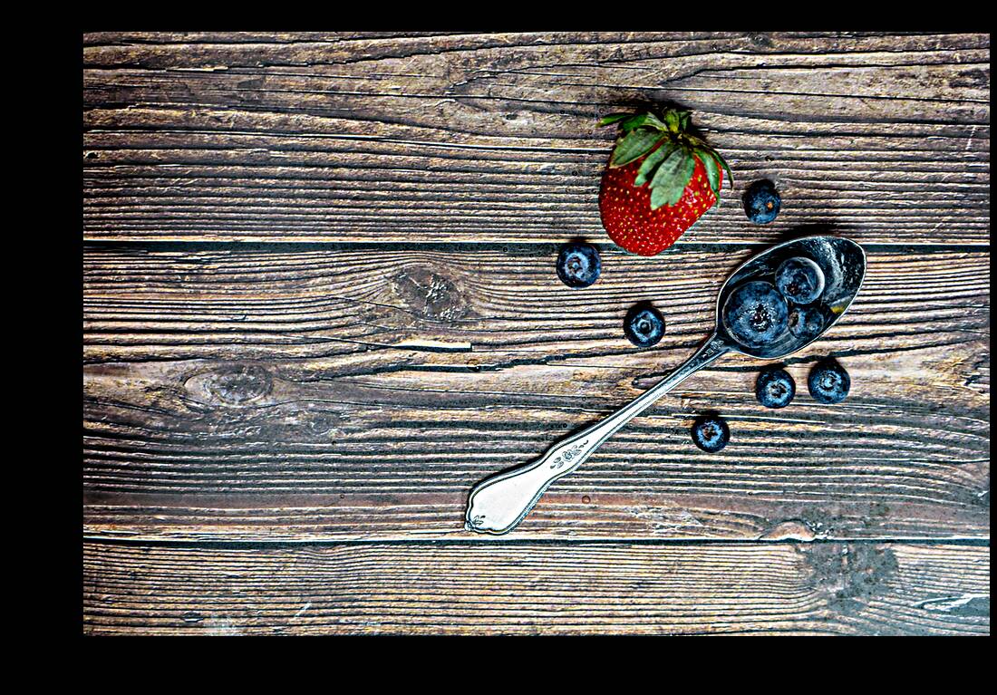 Berries and Spoon Reproduction
