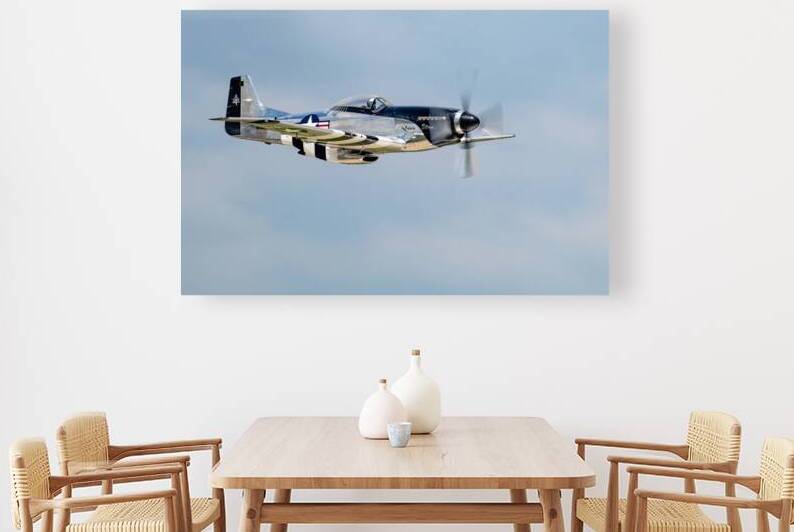 North American Aviation P-51D Mustang - Quick Silver by Pisarek Photography