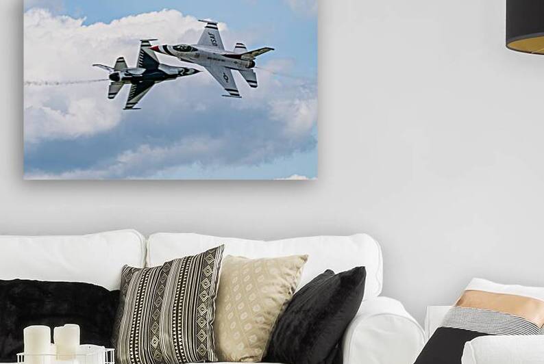 USAF Thunderbirds - Knife  edge Pass by Pisarek Photography