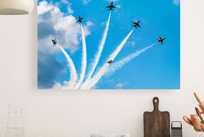 USAF Thunderbirds - Delta Break by Pisarek Photography