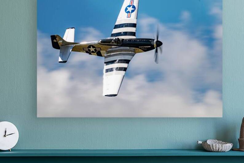 North American Aviation P-51D Mustang - Quick Silver by Pisarek Photography