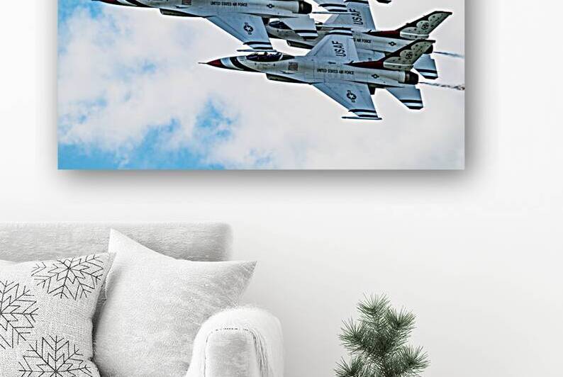 USAF Thunderbirds - Diamond Formation by Pisarek Photography