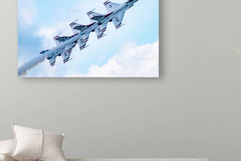 USAF Thunderbirds - Echelon in Review by Pisarek Photography